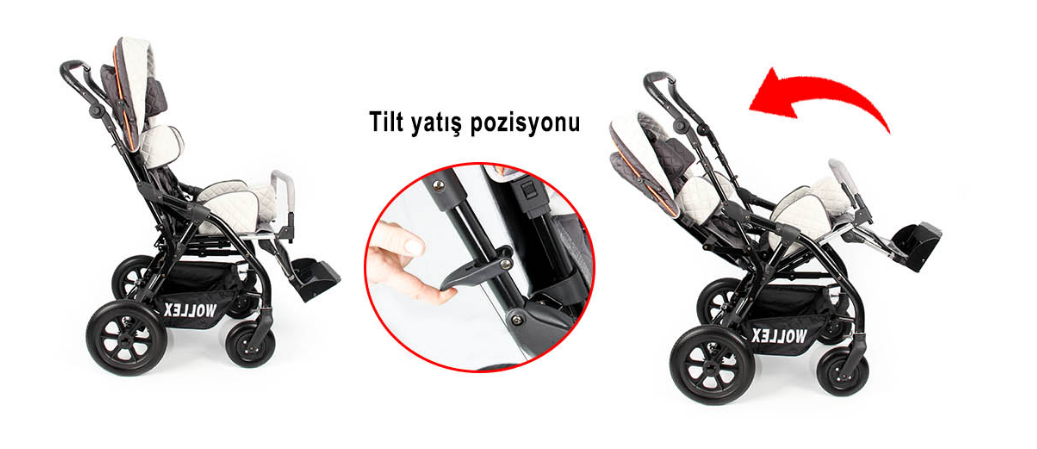 WOLLEX 8001-16 Trıo Cp Engelli Puset Sandalye