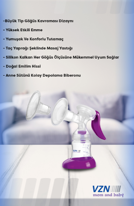 VZN Pratik Manuel Anne Süt Göğüs Pompası