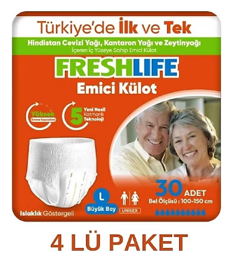 Freshlife Emici Külot 30’lu 4 PAKET